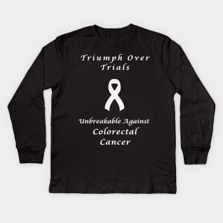 colorectal cancer Kids Long Sleeve T-Shirt